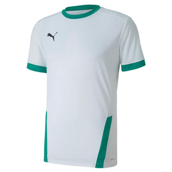 Puma teamGOAL 23 Jersey jr Puma White-Pepper Green 704160 15 Gr. 176