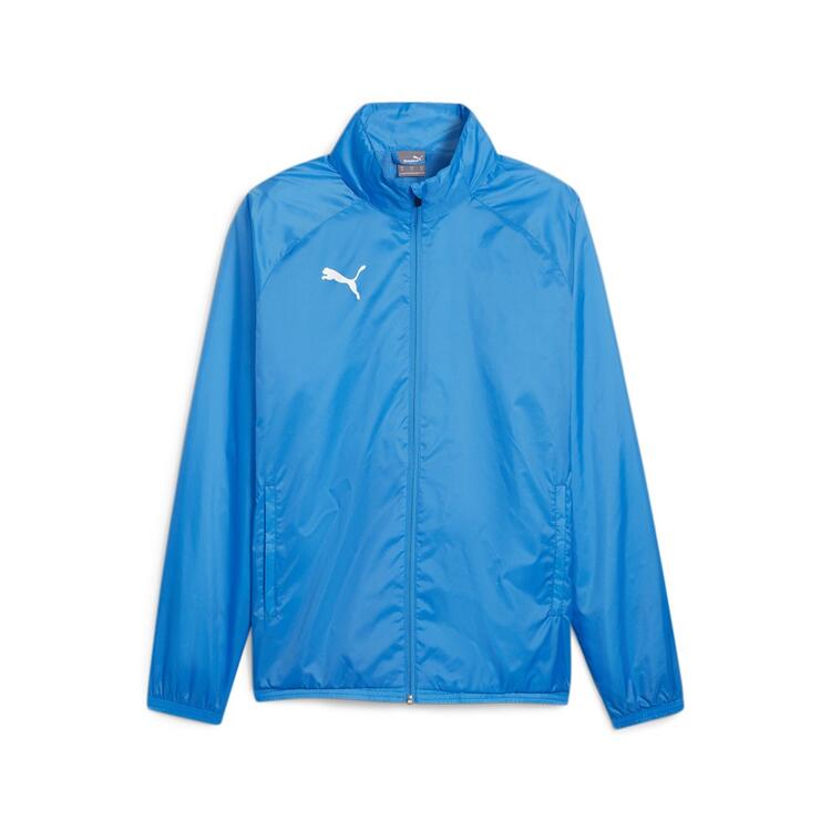 puma teamgoal allwetterjacke 659038 electric blue lemonade puma white gr l