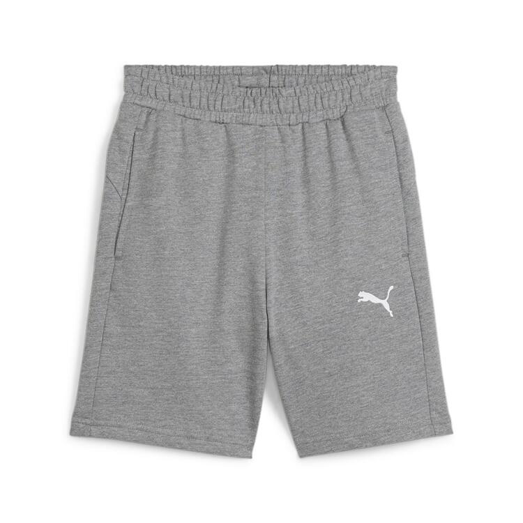 puma teamgoal casuals shorts jr 658609 medium gray heather puma white gr 116