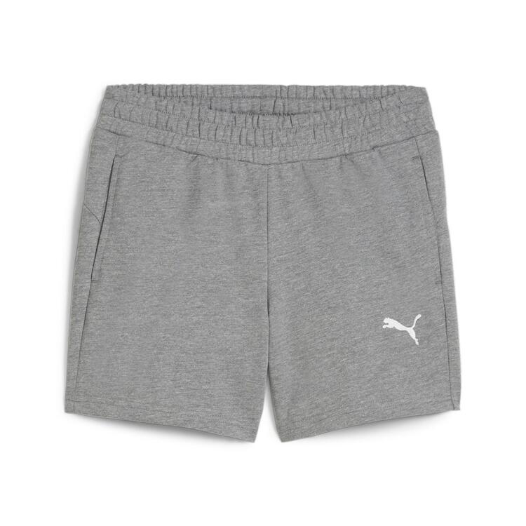 puma teamgoal casuals shorts wmn 658611 medium gray heather puma white gr l