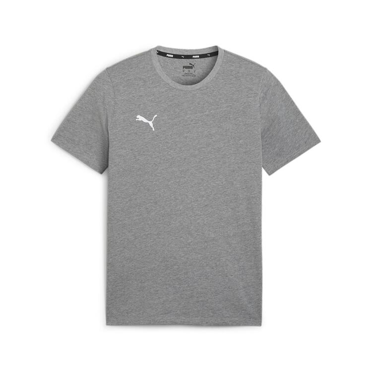 puma teamgoal casuals tee 658615 medium gray heather puma white gr m