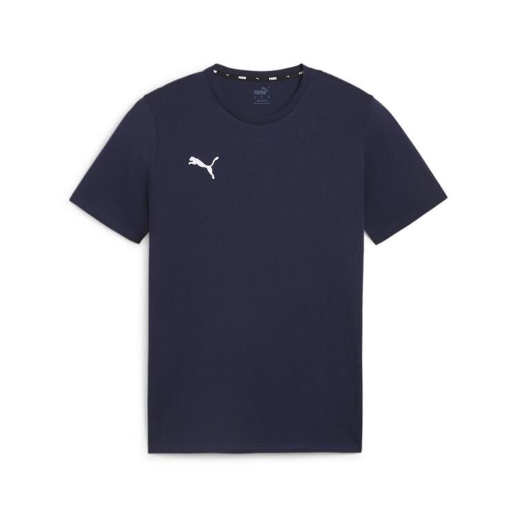 puma teamgoal casuals tee 658615 puma navy puma white gr