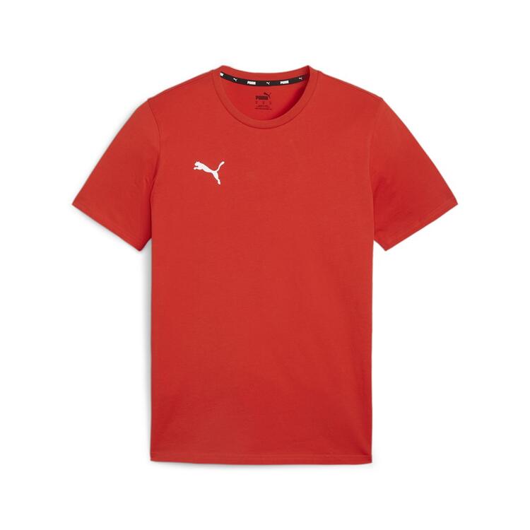 puma teamgoal casuals tee 658615 puma red puma white gr l