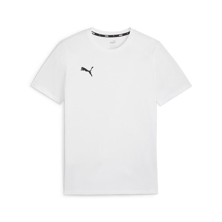 puma teamgoal casuals tee 658615 puma white puma black gr l