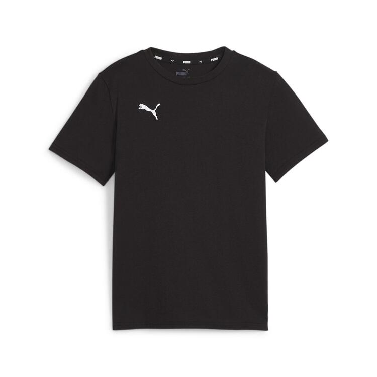 puma teamgoal casuals tee jr 658616 puma black puma white gr 116