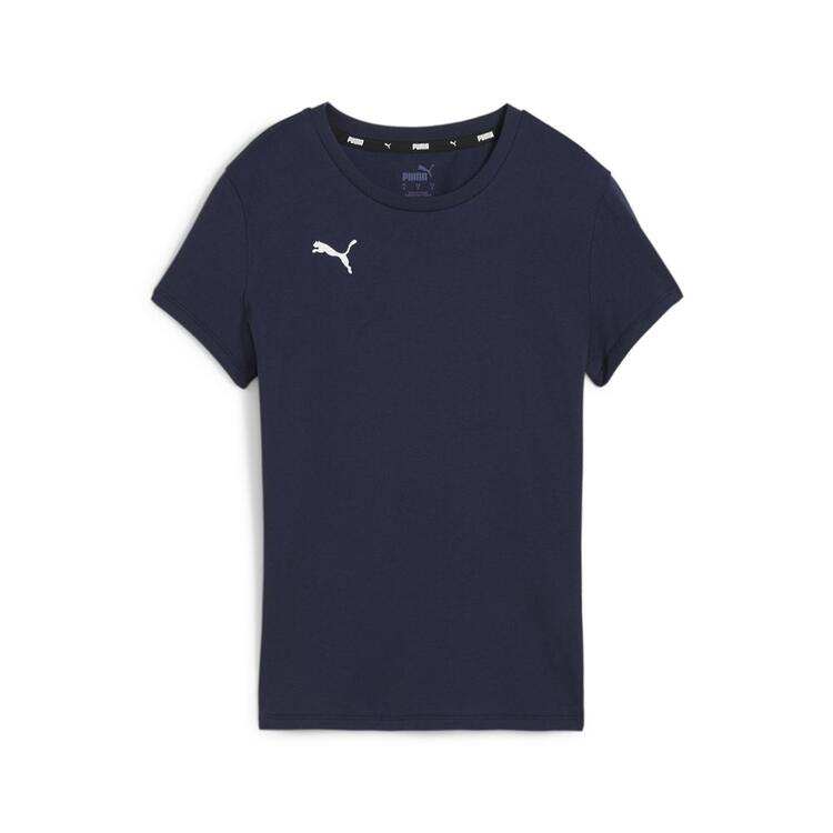 puma teamgoal casuals tee wmn 658617 puma navy puma white gr l