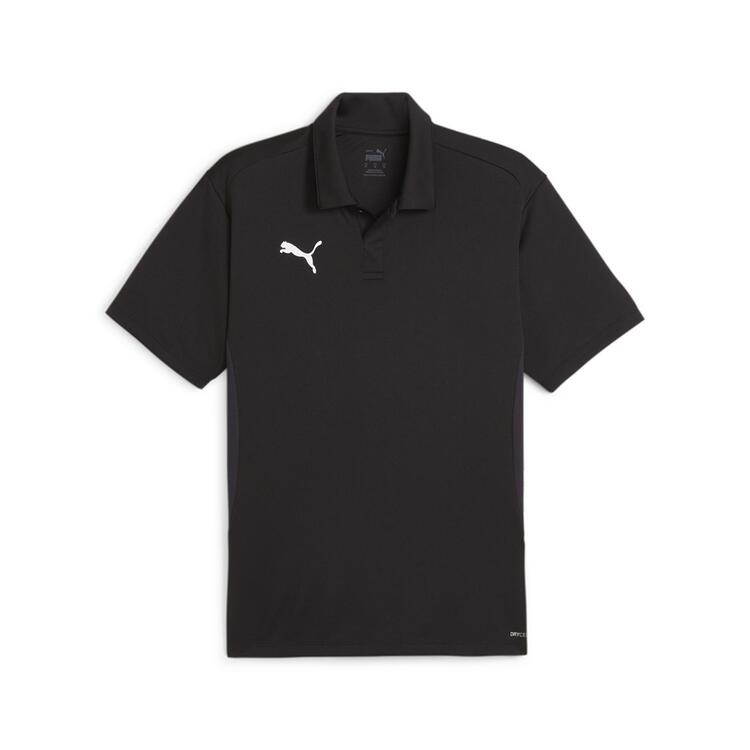 puma teamgoal polo 658771 puma black puma white flat dark gray gr l