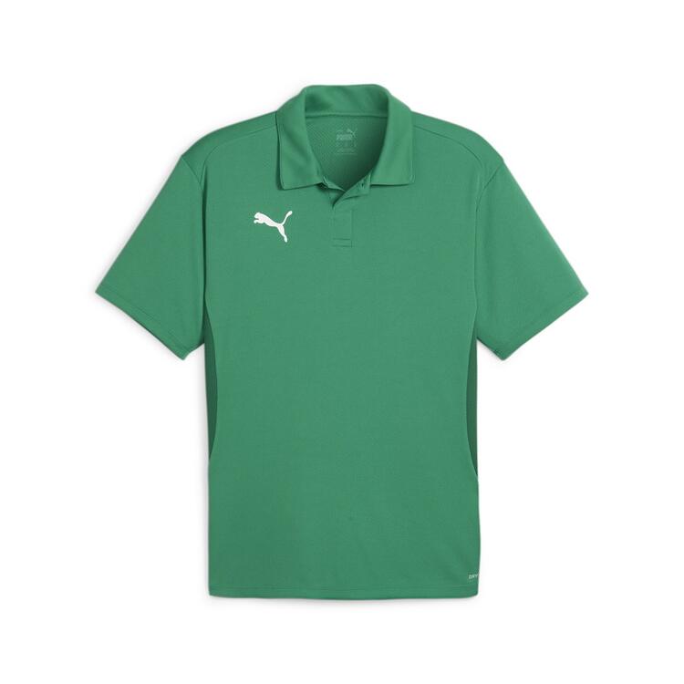 puma teamgoal polo 658771 sport green puma white power green gr l