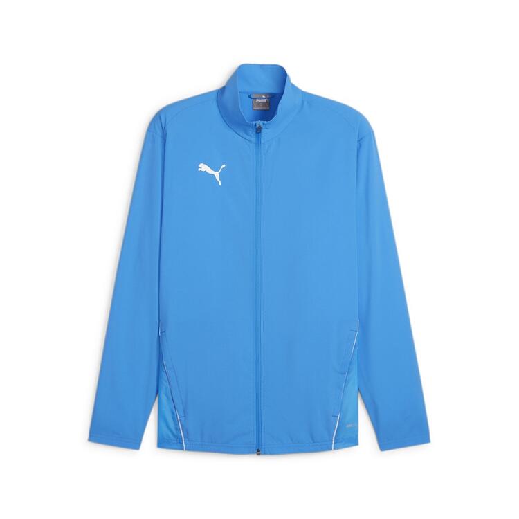 puma teamgoal sideline jacket 658622 electric blue lemonade puma white gr