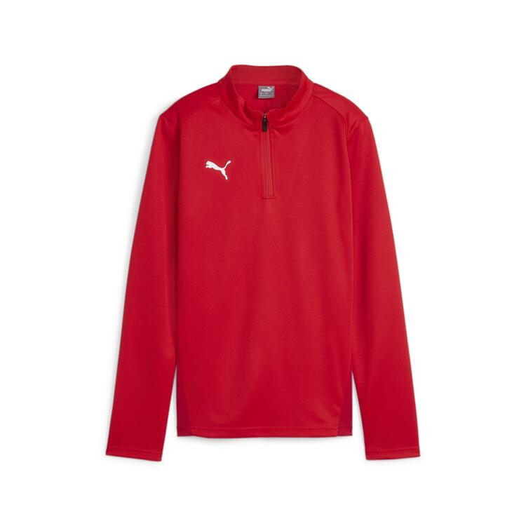 puma teamgoal training 1 4 zip top wmn 658631 puma red puma white fast red gr l