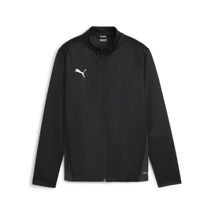 puma teamgoal training jacket jr 658634 puma black puma white flat dark gray gr 116