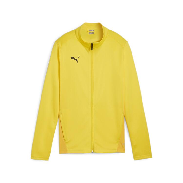 puma teamgoal training jacket wmn 658635 faster yellow puma black sport yellow gr m