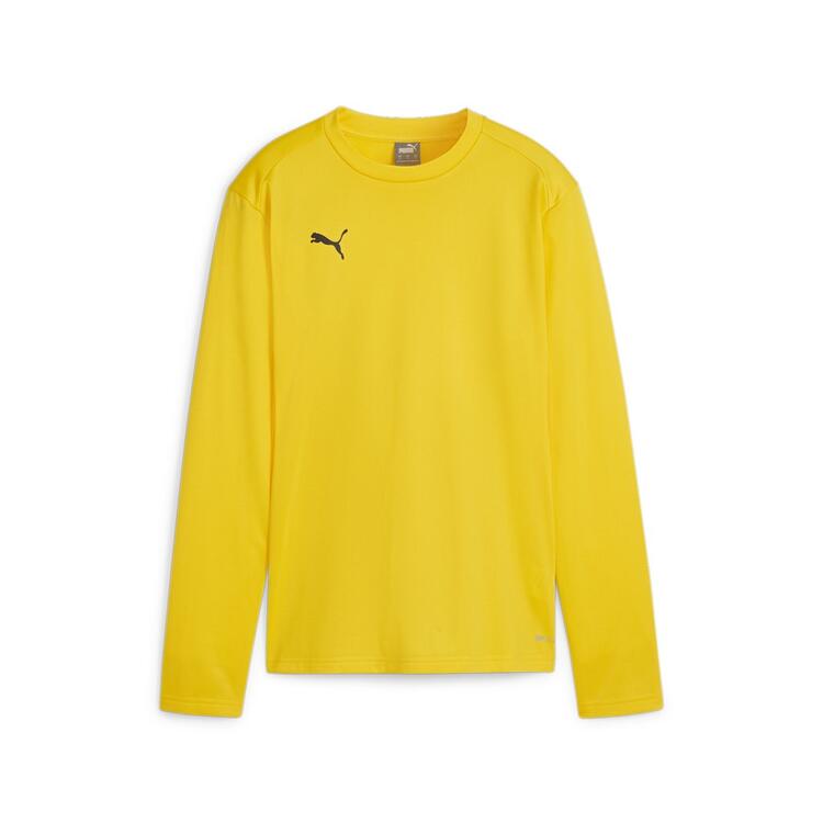 puma teamgoal training sweat wmn 658652 faster yellow puma black sport yellow gr m