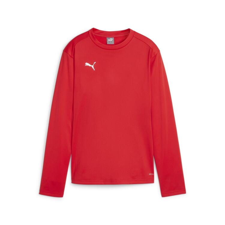 puma teamgoal training sweat wmn 658652 puma red puma white fast red gr l