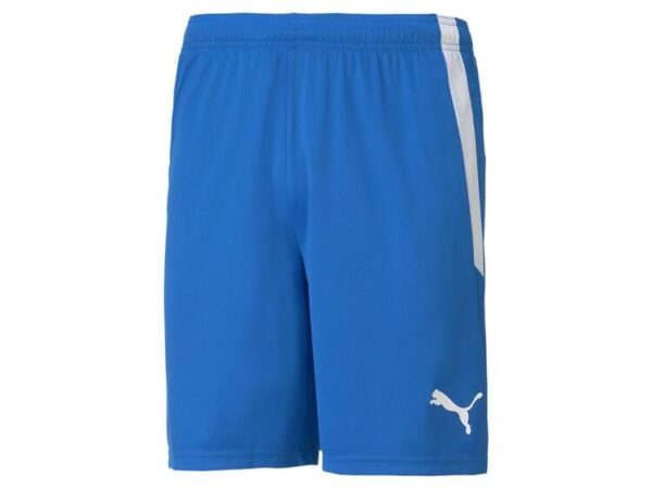 Puma teamLIGA Shorts 704924 Electric Blue Lemonade-Puma White - Gr. L