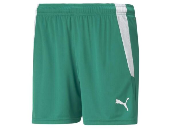 Puma teamLIGA Shorts W 704936 Pepper Green-Puma White - Gr. L