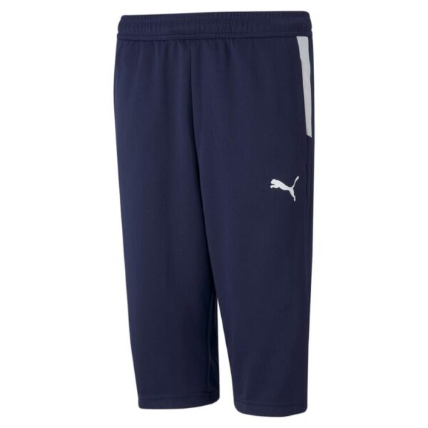 Puma teamLIGA Training 3/4 Pants Jr 657244 Peacoat-Puma White - Gr....