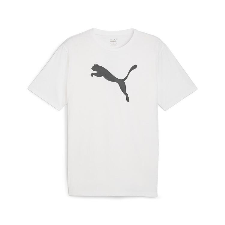 puma teamrise logo jersey cotton 658705 puma white puma black gr