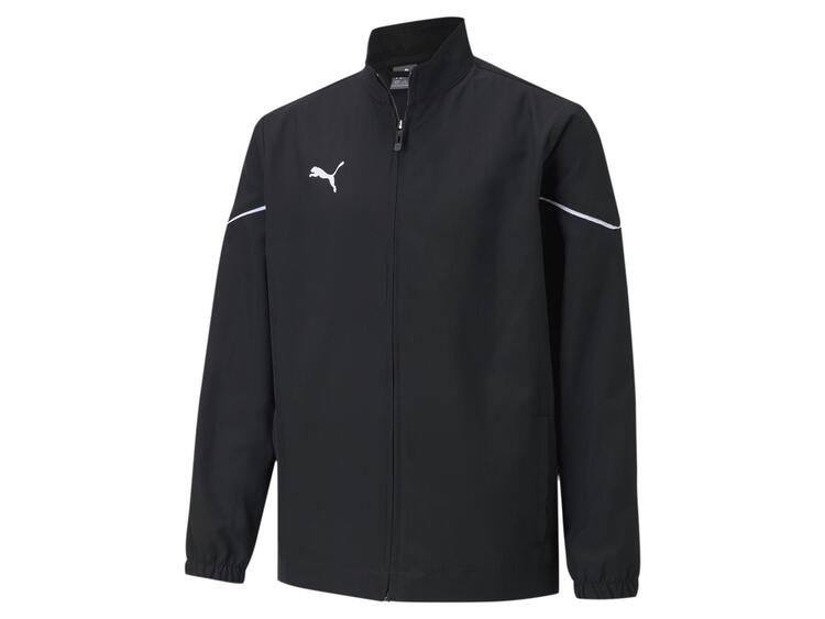 puma teamrise sideline jacket jr 657328 puma black puma white gr 116