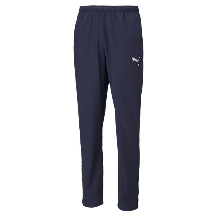 puma teamrise sideline pants 657327 peacoat puma white gr l