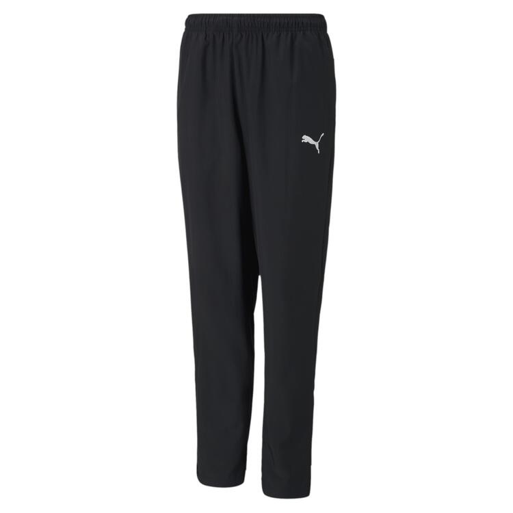 puma teamrise sideline pants jr 657329 puma black puma white gr 140