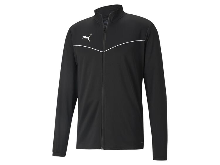 puma teamrise training poly jacket 657392 puma black puma white gr l