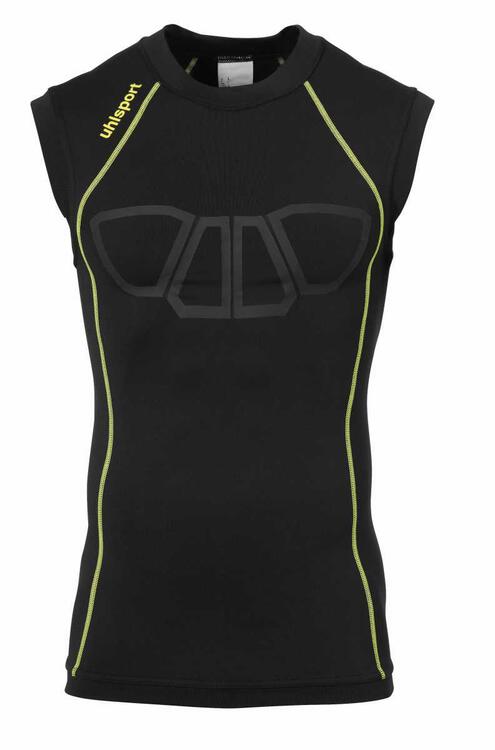 uhlsport bionikframe tank top schwarz fluo gelb 100564201 gr l