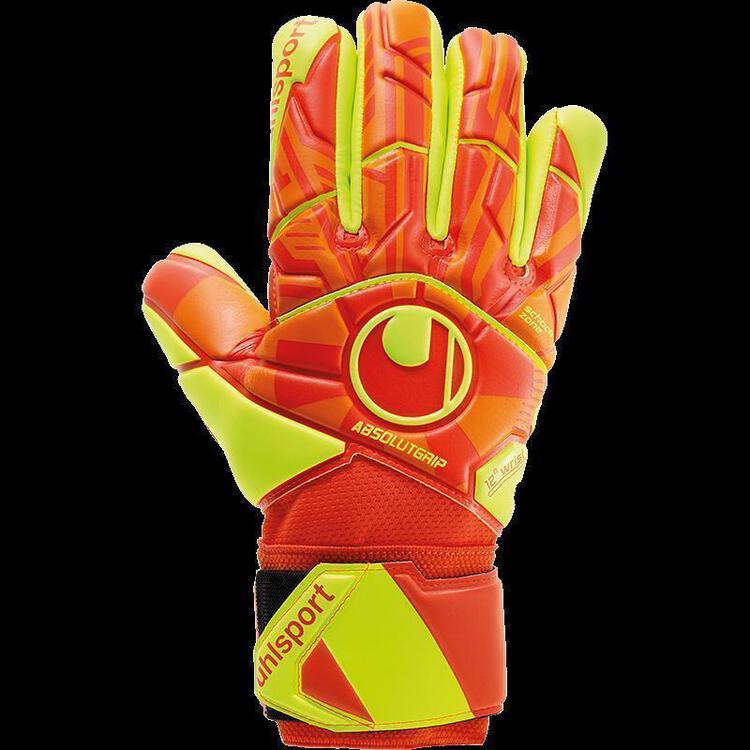 uhlsport dynamic impulse absolutgrip hn dynamic orange fluo gelb 101114301 gr 85