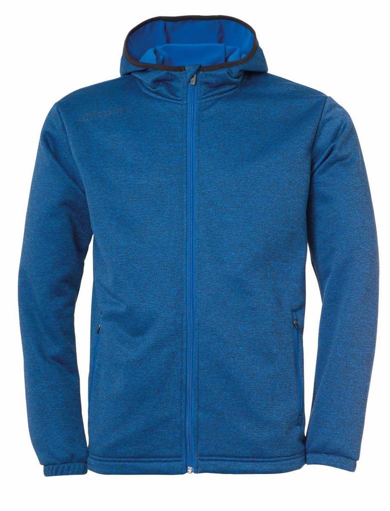 uhlsport essential fleecejacke azurblau melange 100517702 gr l