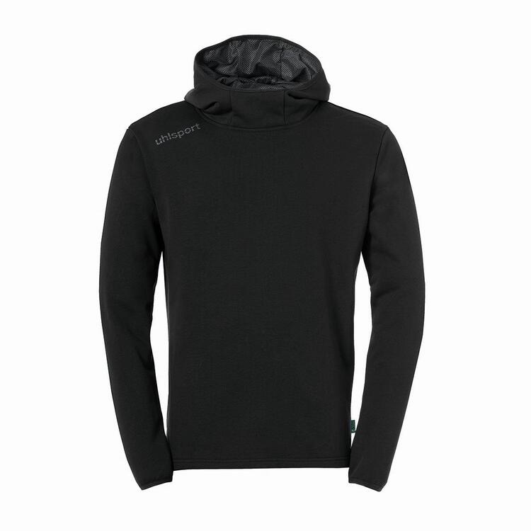 uhlsport essential hoodie schwarz