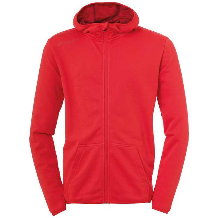 uhlsport essential kapuzenjacke hood jacket 1005196 rot 116