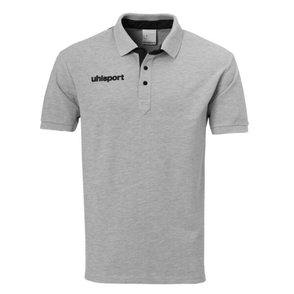 Uhlsport ESSENTIAL PRIME POLO SHIRT grau melange/schwarz 140