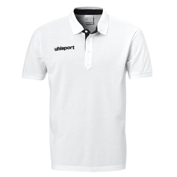 Uhlsport ESSENTIAL PRIME POLO SHIRT wei?/schwarz 140