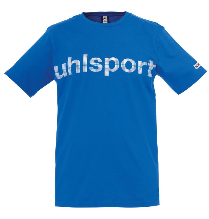 uhlsport essential promo t shirt azurblau l