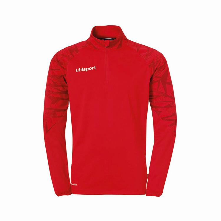 uhlsport goal 25 1 4 zip top 100221804 rot weiss gr s