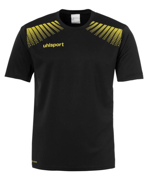 Uhlsport GOAL POLYESTER TRAINING T-SHIRT schwarz/limonengelb 128