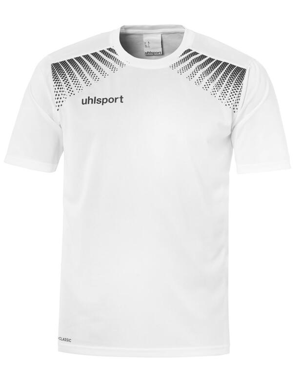 uhlsport goal polyester training t shirt weiss schwarz