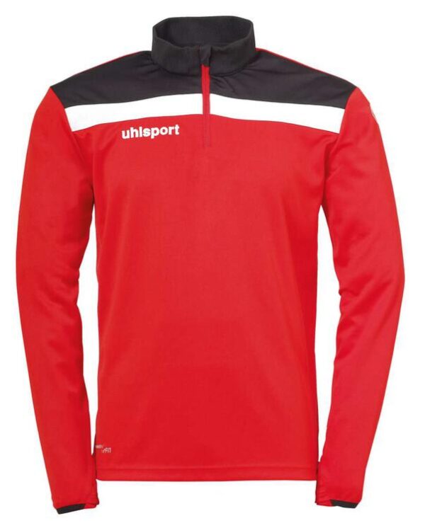 Uhlsport OFFENSE 23 1/4 ZIP TOP 100221201 rot/schwarz/wei? 116