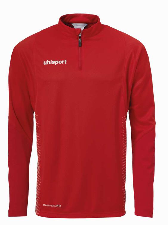 uhlsport score 1 4 zip top rot weiss 100214604 gr 128