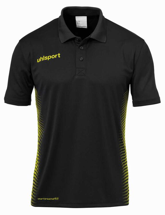 uhlsport score polo shirt schwarz fluo gelb 100214807 gr 164