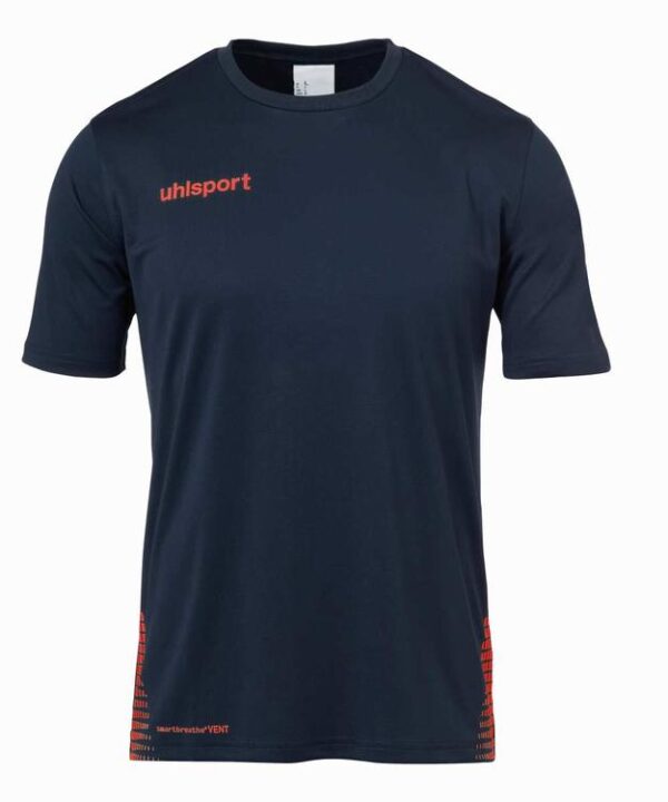 Uhlsport SCORE TRAINING T-SHIRT marine/fluo rot 100214710 Gr. 140