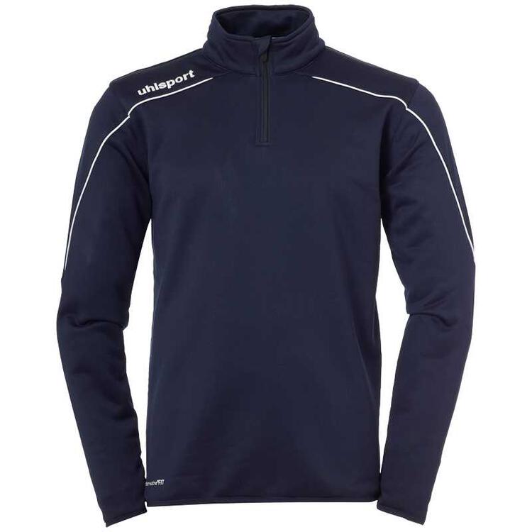 uhlsport stream 22 1 4 zip top 100220312 marine weiss gr 104