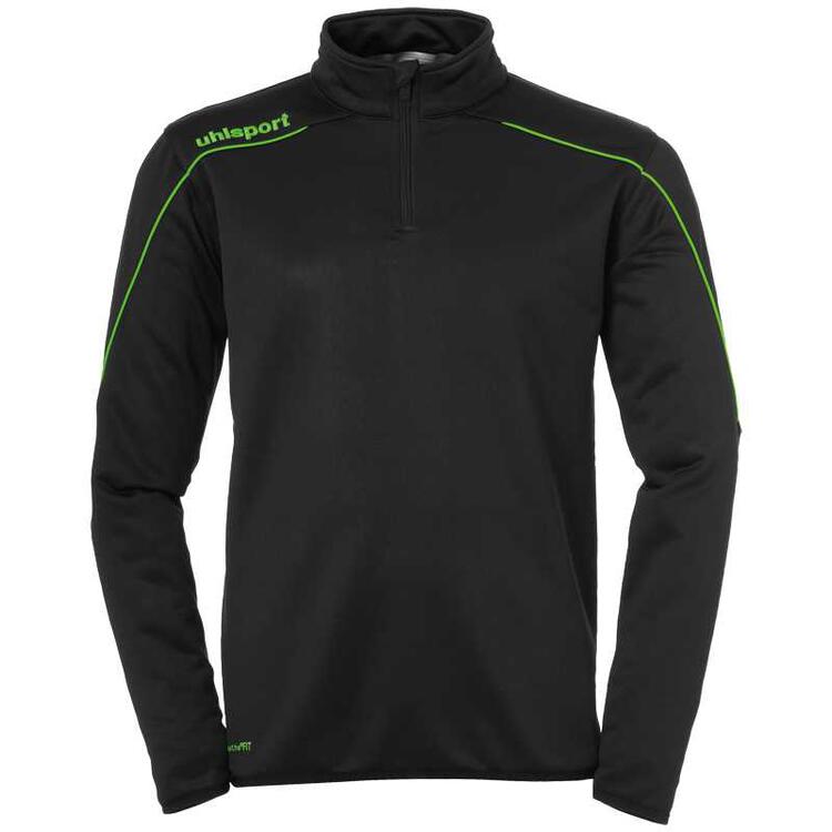 uhlsport stream 22 1 4 zip top 100220324 schwarz fluo gruen gr 104