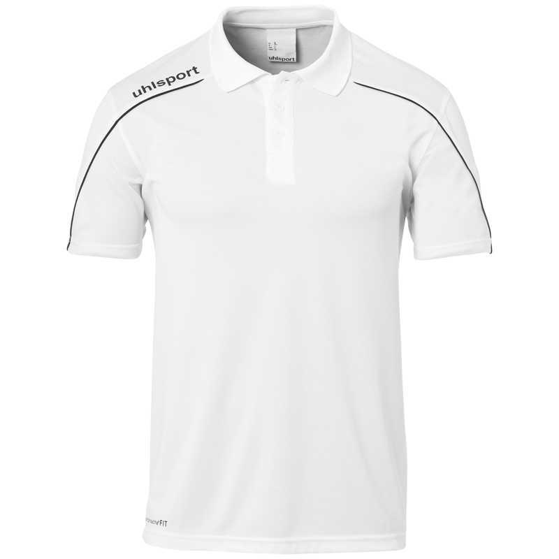 uhlsport stream 22 polo shirt 100220402 weiss schwarz gr 152