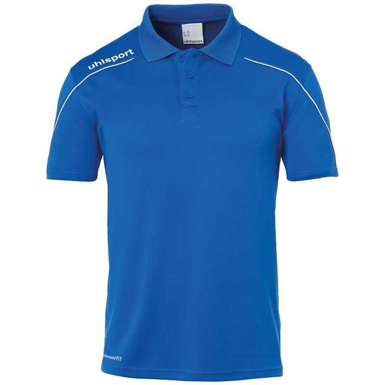 uhlsport stream 22 polo shirt 100220403 azurblau weiss gr 140