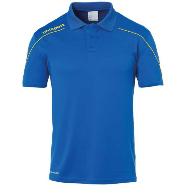 Uhlsport STREAM 22 POLO SHIRT 100220414 azurblau/limonengelb Gr. 152