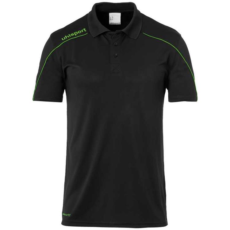 uhlsport stream 22 polo shirt 100220424 schwarz fluo gruen gr 140