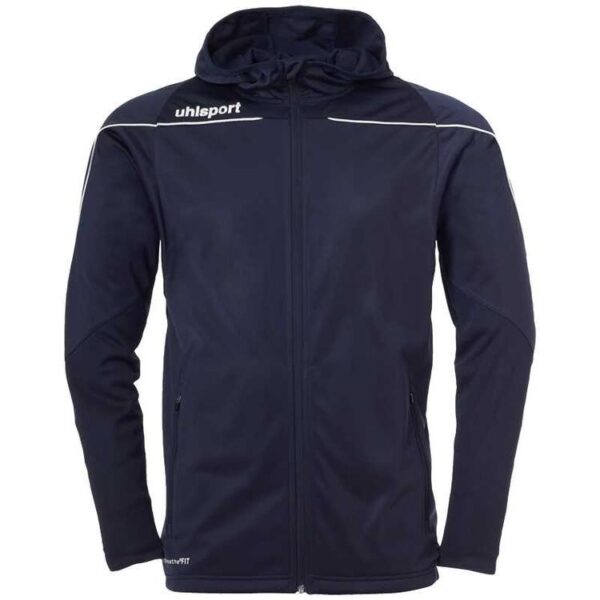 Uhlsport STREAM 22 TRACK HOOD JACKET 1005189 marine/wei? 116