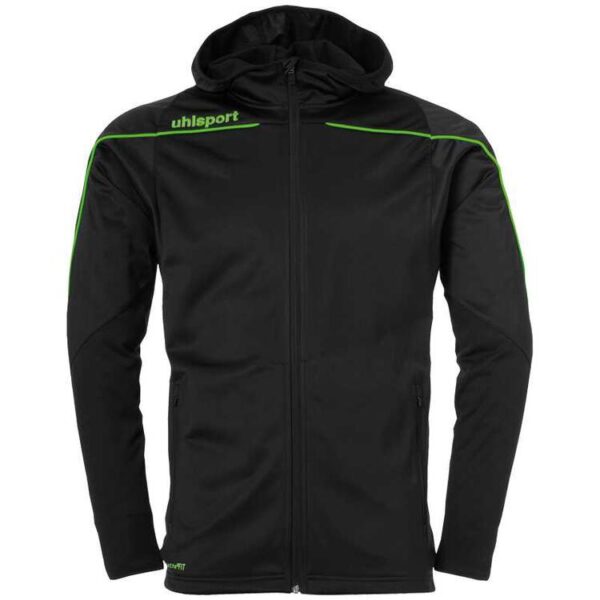 Uhlsport STREAM 22 TRACK HOOD JACKET 1005189 schwarz/fluo gr?n 116