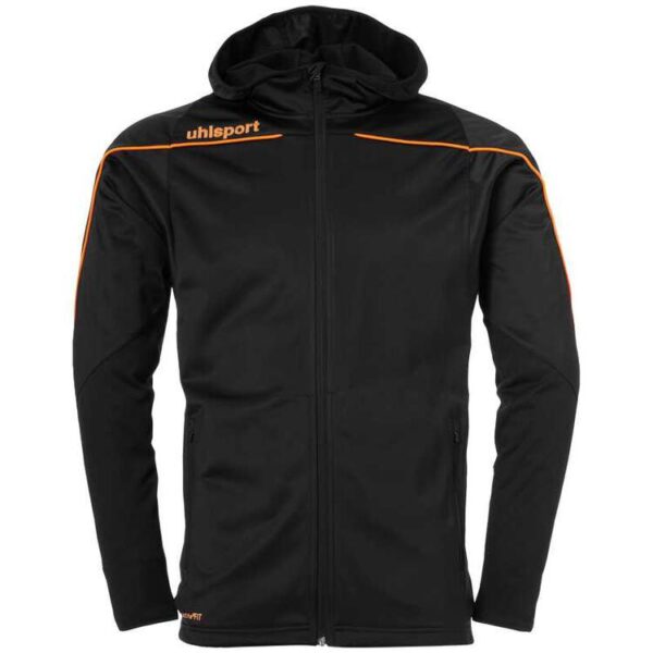 Uhlsport STREAM 22 TRACK HOOD JACKET 1005189 schwarz/fluo orange 116